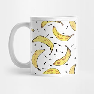 Banana pattern on white Mug